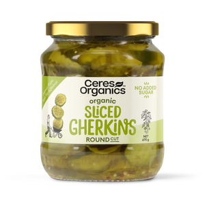 Ceres Organics Sliced Gherkins 670g