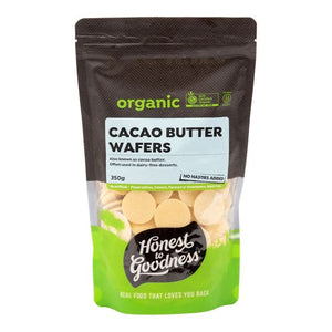 H2G Organic Cacao Butter Wafers 350g