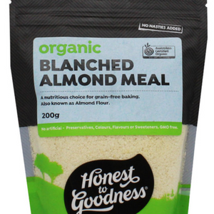 H2G Organic Blanched Almond Meal 200g