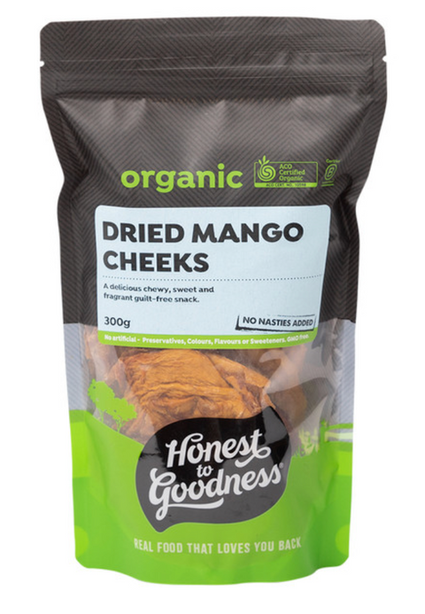 H2G Organic Dried Mango Cheeks 300g