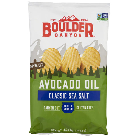 Boulder Chip Avocado Oil Sea Salt 149g