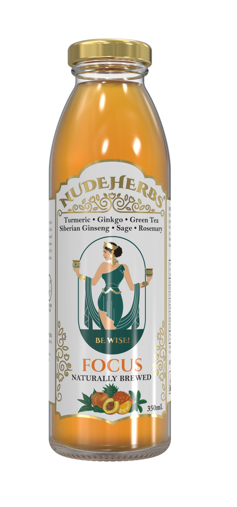 Nude Herbs Focus Pineapple Herb Brew 350ml