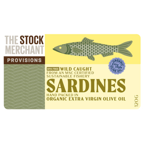 The Stock Merch Sardines EVOO 120g