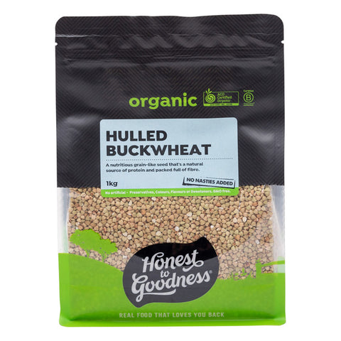 H2G Organic Hulled Buckwheat 1kg