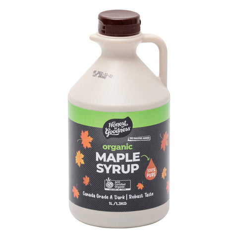 H2G Organic Maple Syrup 1L