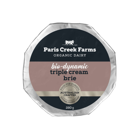Paris Creek Bio-dynamic Triple Cream Brie 280g