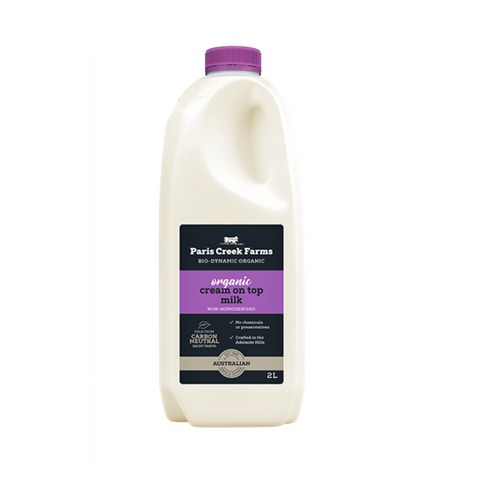 Paris Creek Organic Cream on Top Milk 2L