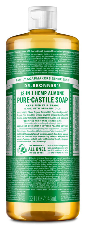 Bronners Almond Liquid Castile 946ml