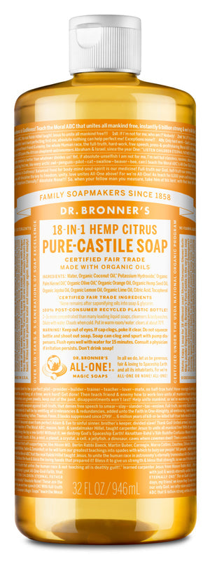 Bronners Citrus Liquid Castile 946ml