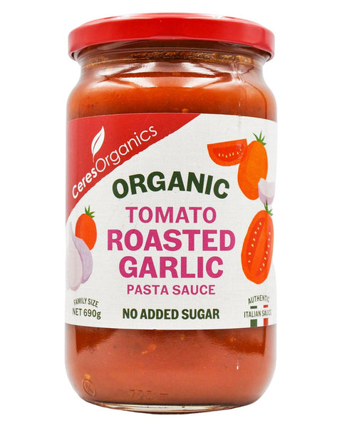 Ceres Tomato Sauce Roasted Garlic 690g