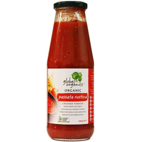 Global Organics Tomato Passata Rustica 680g