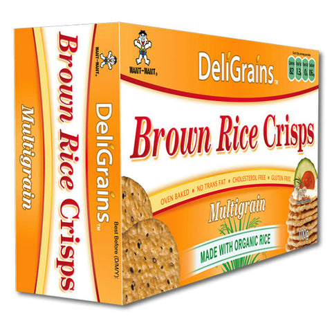 DeliGrains Brown Rice Crisps Multigrain 100g