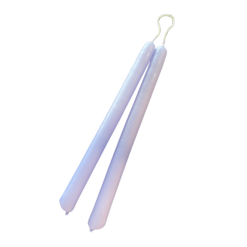 Candles String Pair Light Purple