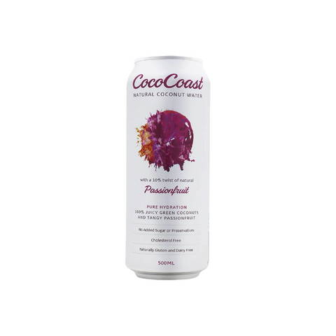 Coco Coast Coconut Water Passionfruit 500ml