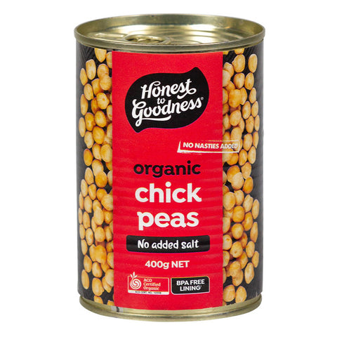 Honest to Goodness Organic Chickpeas 400g