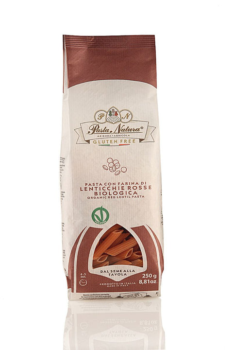 Pasta Natura Organic Red Lentil Penne 255g