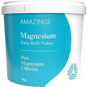 AMAZING OILS Magnesium Daily Bath Flakes Pure Magnesium Chloride 2kg
