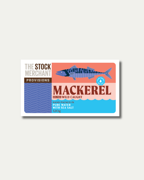 The Stock Merch Mackerel in Pure Water 120g