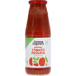 Ceres Org Tomato Passata with Basil 680g
