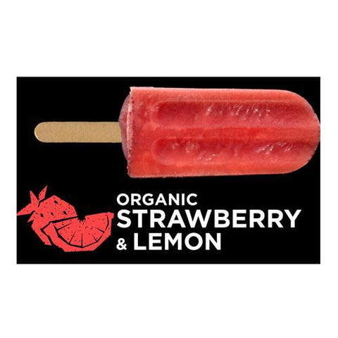 Flyin' Fox Organic Strawberry & Lemon Ice Block