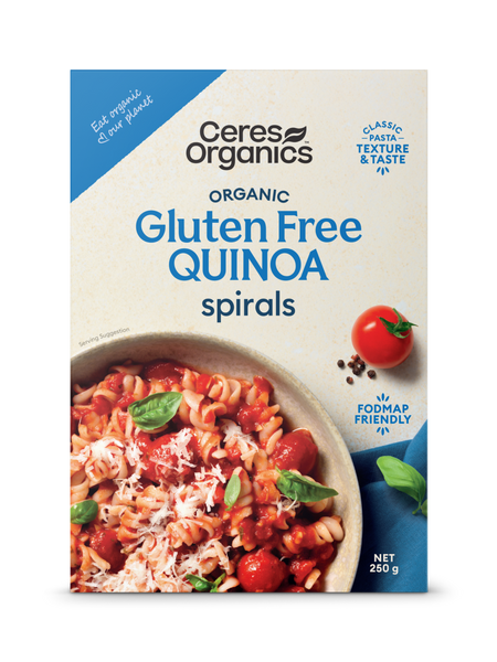 Ceres Quinoa Rice Spirals GF 250g