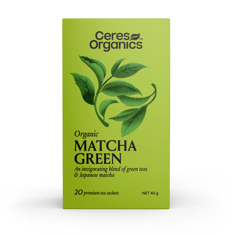 Ceres Organics Matcha Green Tea 20 Bags