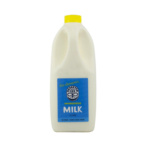 Demeter Biodynamic Full Cream Unhomogenised Milk 2L