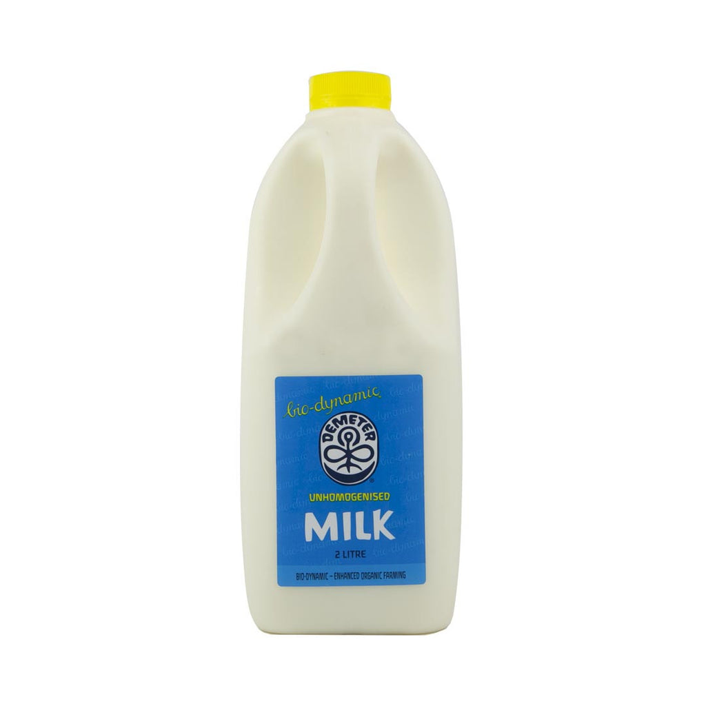 Demeter Biodynamic Full Cream Unhomogenised Milk 2L – The Simple Market