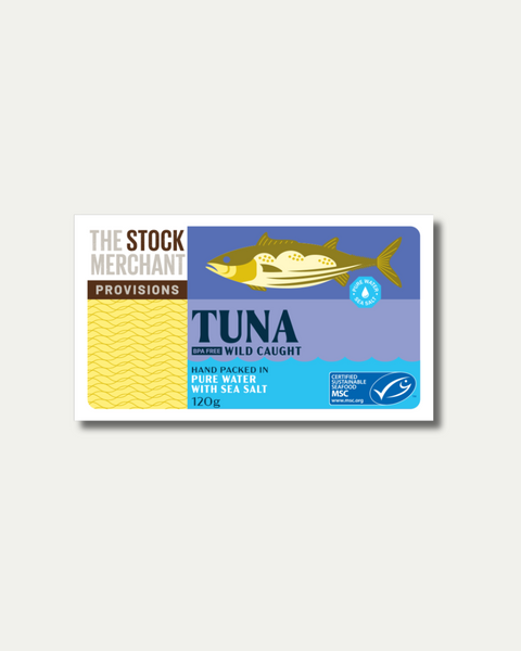 The Stock Merch Tuna in Pure Water 120g