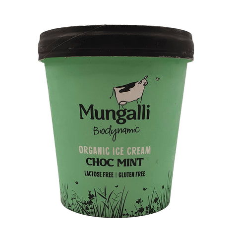 Mungalli Organic Ice cream Choc Mint 100mL