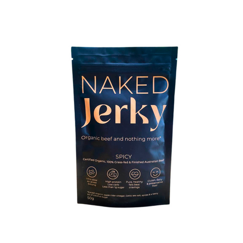 Naked Jerky Organic Spicy Jerky 50g