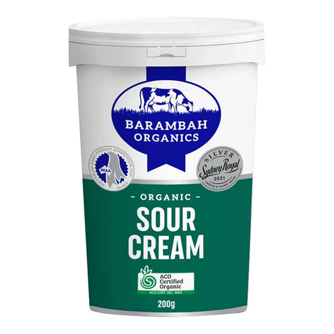 Organic Barambah Sour Cream 200ml