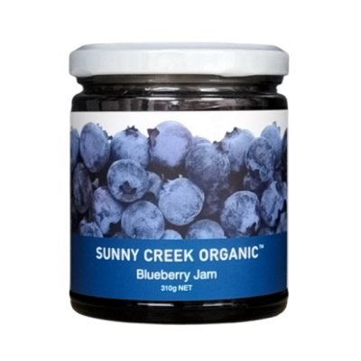 Sunny Creek Organic Blueberry Jam 310gm