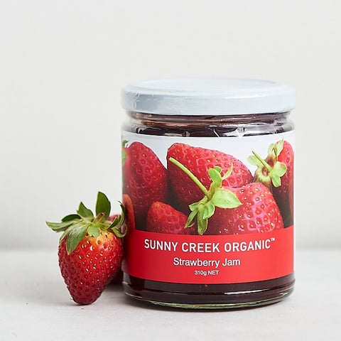 Sunny Creek Organic Strawberry Jam 310g