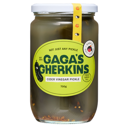 Gaga's Gherkins Apple Cider Vinegar 700g