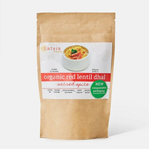 Satvik Organic Red Lentil Dhal 210g