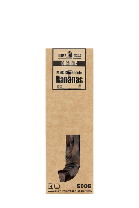 Junee Organic Milk Choc Coated Bananas 180g