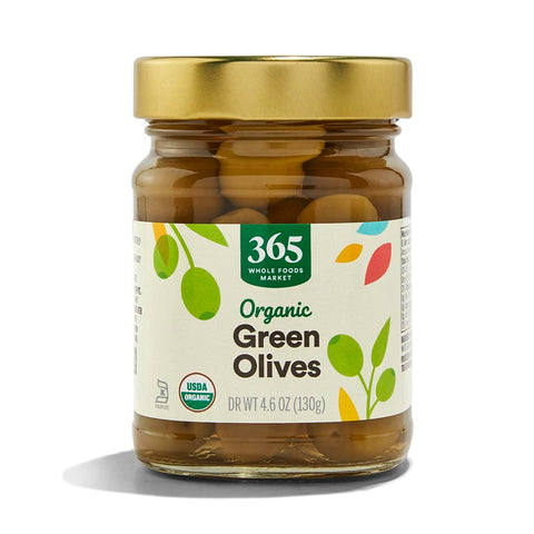 EBO Organic Whole Green Olives 295g