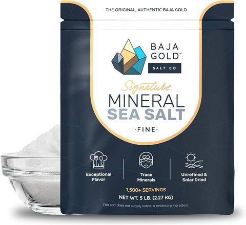 Baja Gold Mineral Sea Salt Fine 450g