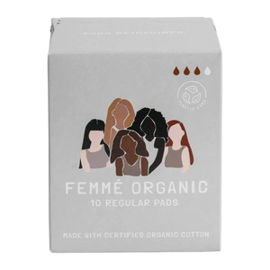 Femme Organic Cotton Regular Pads 10 pack