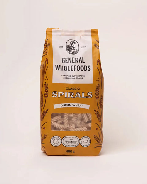 General Wholefoods Durum Wheat Spirals 400g