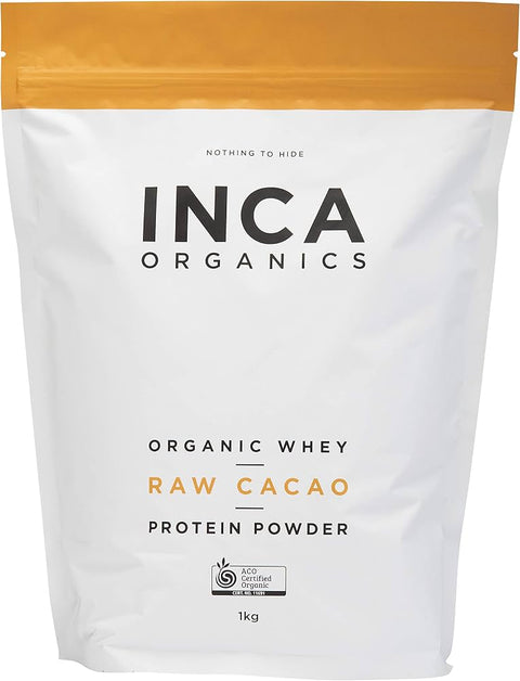 Inca Organic Chocolate Whey Protein Powder 1kg