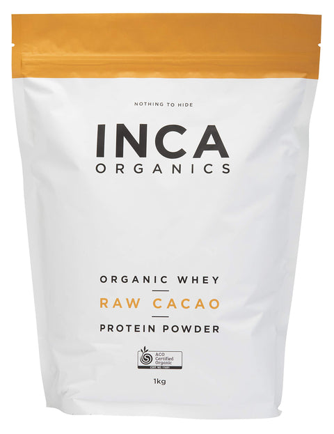Inca Organic Chocolate Whey Protein Powder 1kg