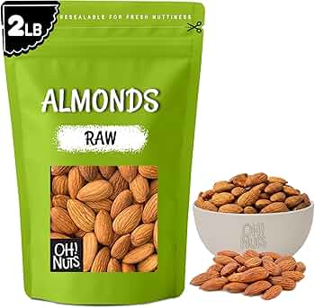 Organic SA Raw Almonds 600g