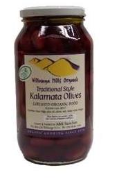 Willunga Hills organic kalamata olives 500g