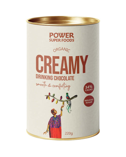 Power Super Foods Organic Creamy Drinking Chocolate 220g