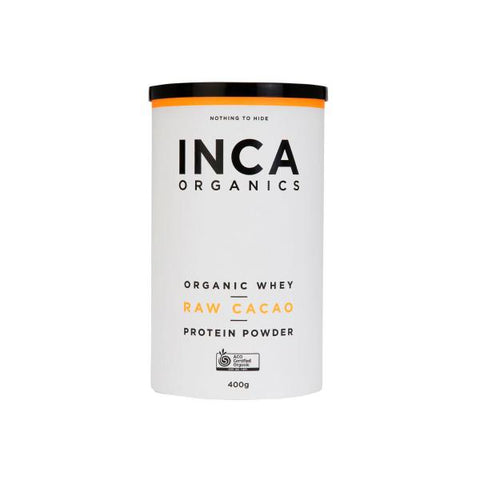 Inca Organic Raw Cacao Whey Protein Powder 400g
