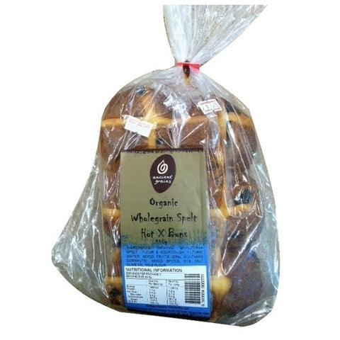 Ancient Grains Wholegrain Spelt Traditional Hot Cross Buns 540g