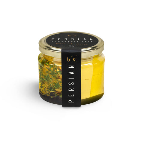 Botanical cuisine Persian Style Macadamia Feta 325