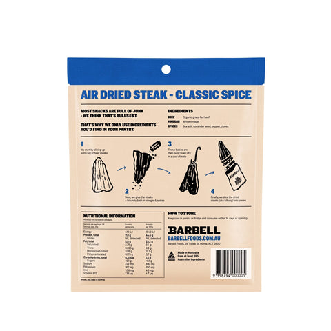 Barbell Biltong Classic 200g